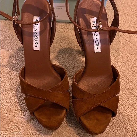 Aquazzura suede platform heels - Picture 4 of 4